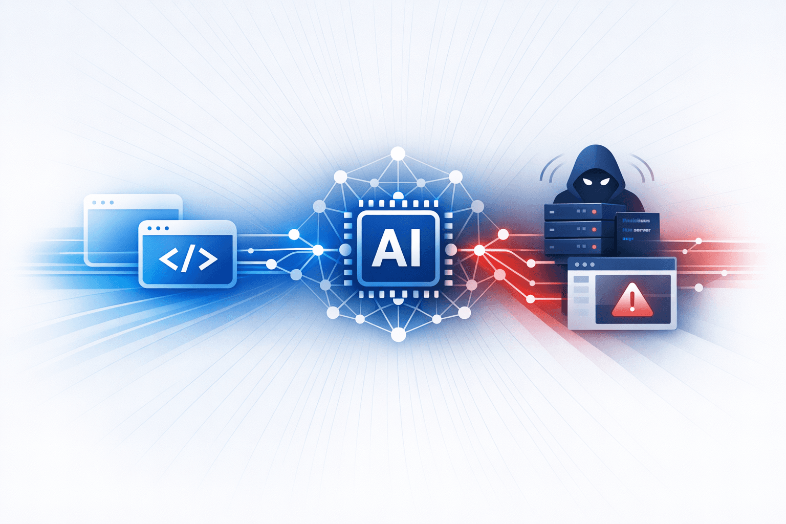Attacks Exploiting AI Browser and IDE Integrations via Malicious Servers and Sidebar Spoofing