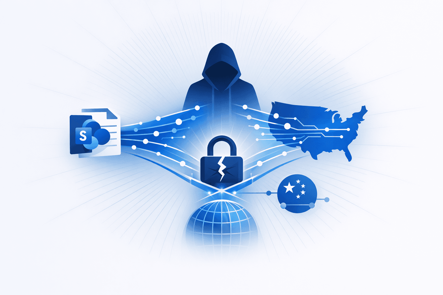 Warlock Ransomware Attacks US Firms via SharePoint Zero-Day Linked to Chinese CamoFei APT